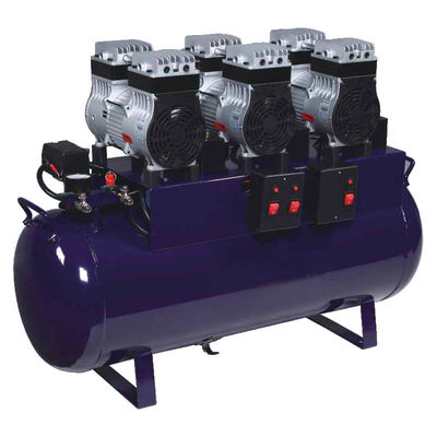 220V AC 50Hz de Tand Praktische Machine 90L/128L 1-aan-6 van de Luchtcompressor