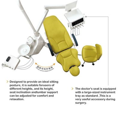 Schaduwloze elektrische tandartsstoelset LED-chirurgische lamp voor kliniek