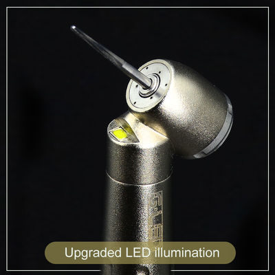 0.22-0.25Mpa 45 Graadhandpiece, Lichtgewichthoge snelheidsturbine Handpiece
