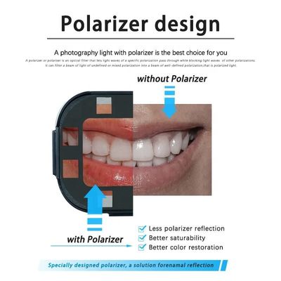 6000-6500K Orthodontische Tandheelkundige Instrumenten Fotografie Flitslicht Dimbaar