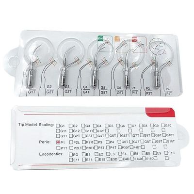 Zilveren Kleur van roestvrij staal de Ultrasone Endo Tips In Endodontics Durable