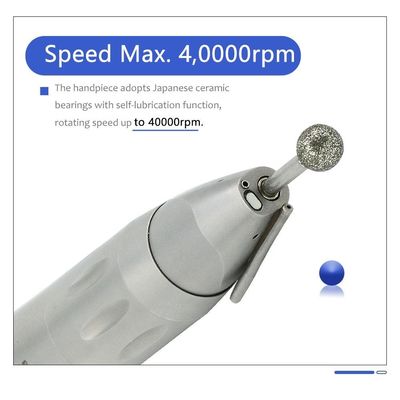 Duurzame Rechte Neuskegel Handpiece, Optische Vezel van Roestvrij staal de Tandhandpiece