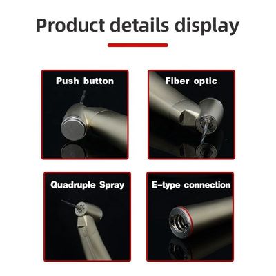 De rode Praktische Optische Vezel van Ring Surgical Dental Handpiece Unit