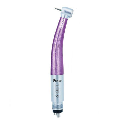 2 gat 4 van de de Luchtturbine van de Gatenhoge snelheid het Metaalmateriaal van Handpiece met 5 leiden