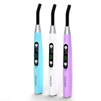 Draagbaar DC 5V 1A Dental Curing Light Multicolor Golflengte 385-515nm