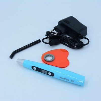 Draagbaar DC 5V 1A Dental Curing Light Multicolor Golflengte 385-515nm