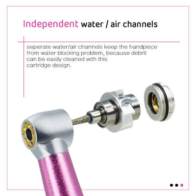 5 de Tandhoge snelheid Handpiece van de waternevel met Vijf LEIDEN Licht Ceramisch Lager