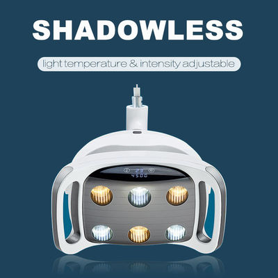 Licht van de Shadowless leidde het Tandstoel Implant Chirurgische Lichte Dubbele Kleurentemperatuur