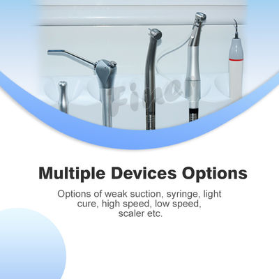 Dental Tray LED Lamp Operate Portable Dental Unit met luchtcompressor
