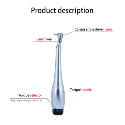 Afneembare tandheelkundige implantaten Torque Wrench Tandheelkundige implantaten Tool