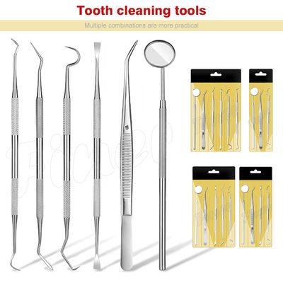 6 stuks Orthodontische tandheelkundige instrumenten Tandenreiniging Mondverzorging Tandheelkundige gereedschappen Kit