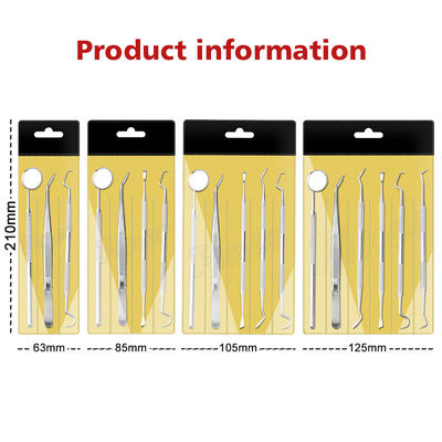6 stuks Orthodontische tandheelkundige instrumenten Tandenreiniging Mondverzorging Tandheelkundige gereedschappen Kit