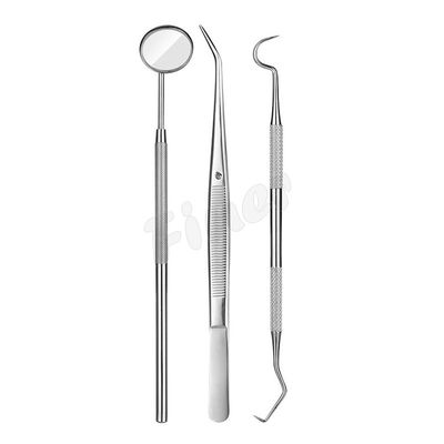 3 stuks roestvrij staal orthodontische tandheelkundige instrumenten mond spiegel tandheelkundige gereedschappen