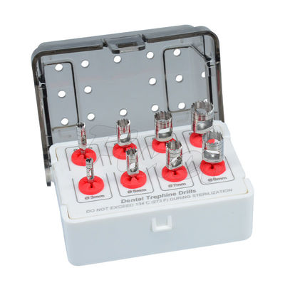 Tandheelkundige implantaten botborrel kit chirurgisch tandheelkundig implantat trefine borrel kit
