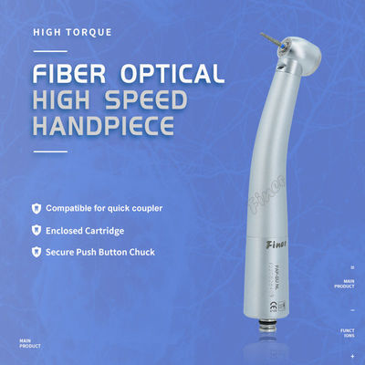 Dental high speed handpiece met glasvezel geschikt voor glasvezelcouplage