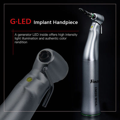 Oostenrijkse stijl Generator LED Implantat Handpiece Tandheelkundige 20:1 Contra Hoek