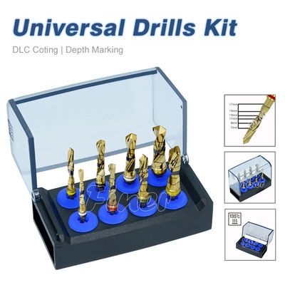 DLC coating roestvrij staal standaard universele ontwerp tandheelkundige implantat boor