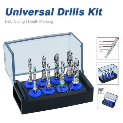 DLC coating roestvrij staal standaard universele ontwerp tandheelkundige implantat boor