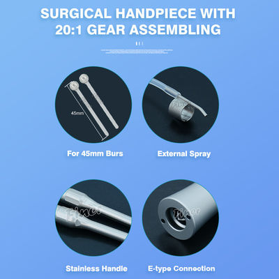 20 graden tandheelkundige rechte handstuk eenheid tandheelkundige implantaten chirurgie handstuk